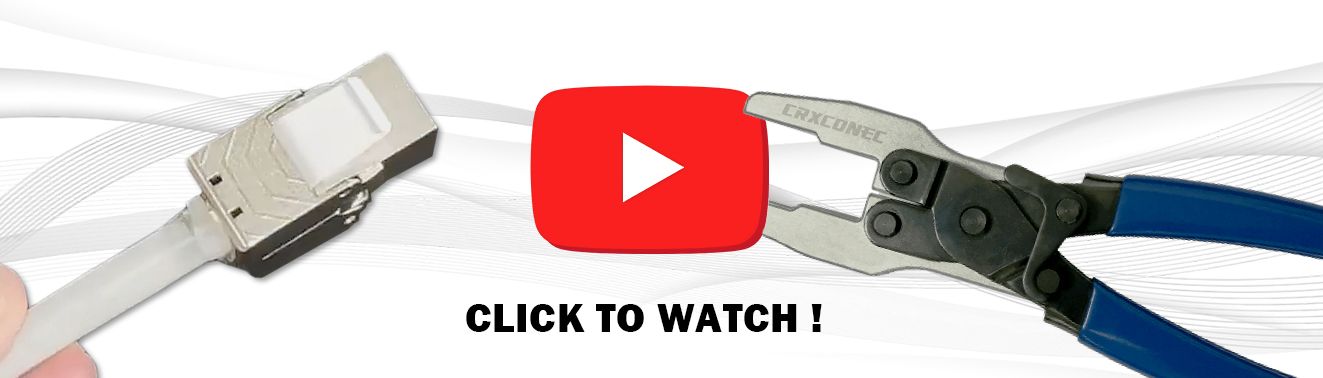 Як зібрати лінійний безінструментальний роз'єм RJ45 Keystone для STP?